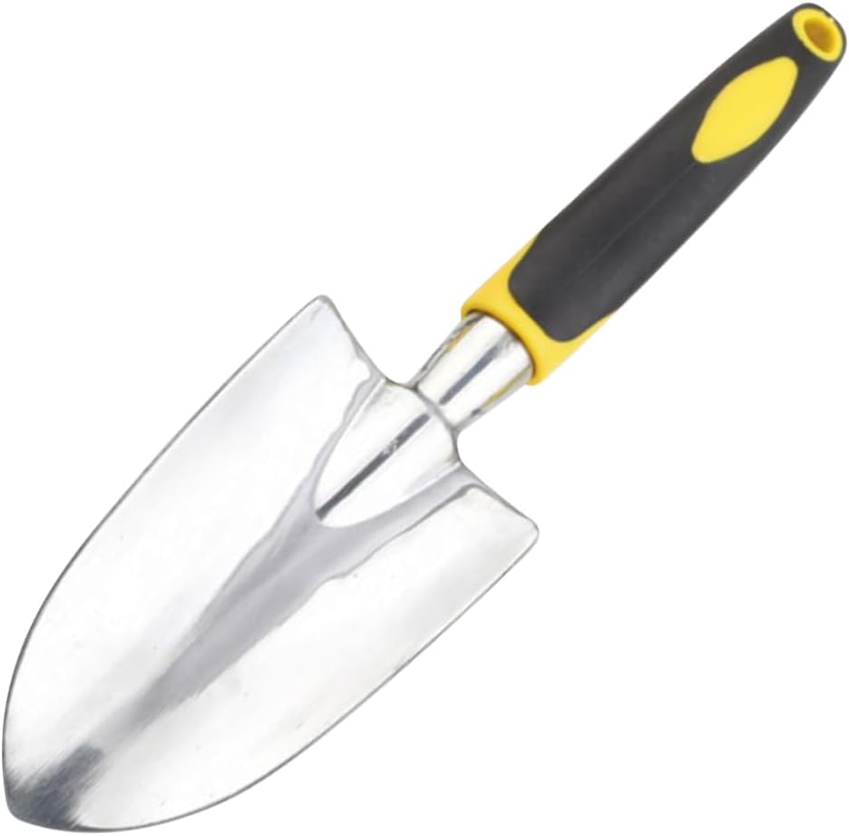 Viroohield Garden Hand Trowel - Gardening Shovel for Cultivating, Planting Supplies, Non-Slip Hand Tools for Gardener, Kids, Yellow